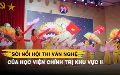 Sôi nổi hội thi văn nghệ chào mừng 20.11 của Học viện Chính trị khu vực II