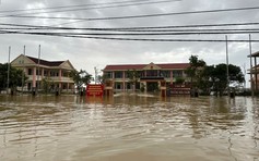 Huế: Lũ sông Bồ vượt báo động 3, nhiều vùng ngập sâu