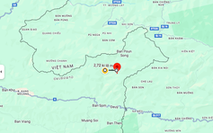 Lại xảy ra động đất tại Lào, sát biên giới Việt Nam