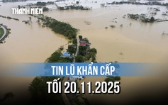 Tin lũ khẩn cấp: Lũ trên sông Krông Ana tiếp tục lên; Đắk Lắk, Khánh Hòa giảm cấp độ rủi ro thiên tai