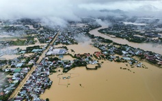Khánh Hòa cảnh báo ngập sâu 3,5m, lũ trên sông Dinh vượt đỉnh lịch sử năm 1986