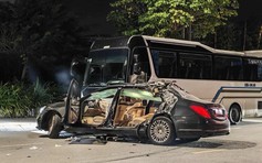 Diễn biến mới vụ xe sang Maybach S600 gây tai nạn tại Quảng Ninh