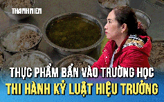 Thực phẩm bẩn vào trường học: Quyết định thi hành kỷ luật Hiệu trưởng