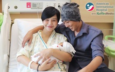 Nam diễn viên 'Chị Mười Ba' đón con gái đầu lòng bên vợ người mẫu