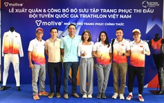 Đội tuyển triathlon Việt Nam có đơn vị đồng hành 