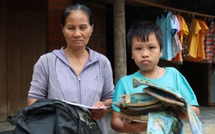 Báo Người Lao Động phát động chương trình Triệu tập vở cho học sinh vùng bị thiên tai