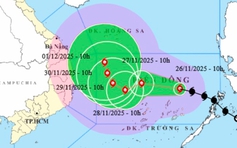 Bão số 15 có thể gây mưa to cho 6 địa phương nào?