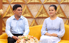 Cặp đôi nên duyên nhờ lần hỗ trợ vay vốn, kết hôn sau 1 năm tìm hiểu