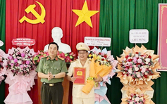 Công an tỉnh Lâm Đồng bổ nhiệm mới Trưởng Công an P.Mũi Né