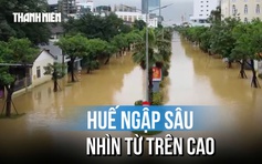 [FLYCAM] Xót xa nhìn TP.Huế đường cũng như sông