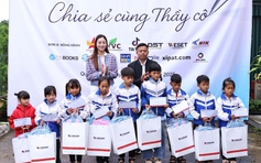 Hoa hậu Lương Thùy Linh cảm phục sự hy sinh của giáo viên vùng khó khăn