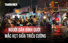 Triều cường dâng cao, người dân Bình Quới lo xe chết máy: ‘Không dám về nhà’