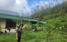 Sống bất an dưới chân núi lở