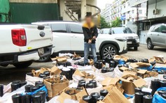 Triệt phá đường dây mua bán khí cười từ Quảng Ninh về Hà Nội