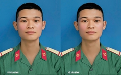 Chiến sĩ Vũ Văn Bình hy sinh khi thực hiện nhiệm vụ xây dựng công trình quốc phòng