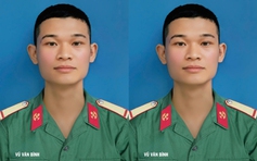 Thăng quân hàm vượt cấp lên thượng sĩ cho chiến sĩ Vũ Văn Bình