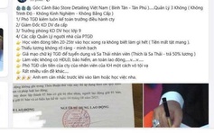 Doanh nghiệp ở TP.HCM tố bị 2 nhân viên cũ đăng mạng xã hội vu khống