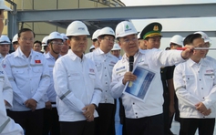 Bí thư Trần Lưu Quang dự lễ gắn biển công trình 3.300 tỉ đồng của Petrovietnam