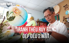 Thợ may Cần Thơ trình làng kỹ thuật thêu lạ, mặt sau đẹp không kém mặt trước