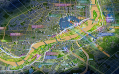 Hà Nội trình 'siêu dự án' 855 nghìn tỉ bên sông Hồng