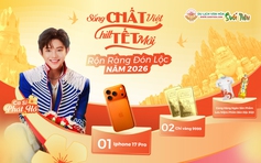 Tết Dương lịch 2026, Suối Tiên tặng lộc vàng và iPhone 17 Pro cực chất