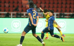 Thua sít sao Thái Lan, Malaysia quyết tranh HCV với U.23 Việt Nam trên sân nhà SEA Games 34