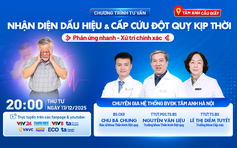 Nhận biết và xử trí sớm đột quỵ để không bỏ lỡ ‘thời gian vàng’