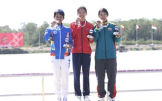 Từng tập thuyền... trên cạn vì dịch Covid-19, tay chèo 19 tuổi Hồ Thị Duy giành HCV thứ 4 cho rowing