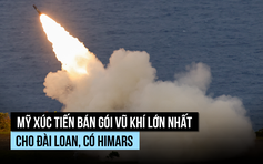 Mỹ xúc tiến thương vụ bán vũ khí lớn nhất cho Đài Loan