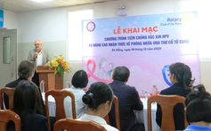 Trao 416 liều vắc xin HPV miễn phí cho trẻ em gái khó khăn tại TP.Đà Nẵng