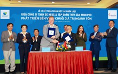 De Heus ký kết hợp tác với Tập đoàn Minh Phú nuôi tôm và cá rô phi