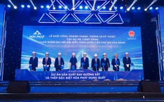 Hòa Phát khởi công Nhà máy sản xuất ray cao tốc và thép đặc biệt