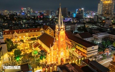 Nhà thờ Đức Bà, Tân Định lên đèn: Điểm hẹn ban đêm của người Sài Gòn mùa Giáng sinh