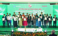 TP.HCM tôn vinh và trao danh hiệu Doanh nghiệp Xanh 2025 cho 155 công ty