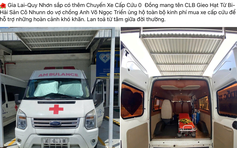 Xe cấp cứu 0 đồng ở Quy Nhơn chưa hoạt động đã bị gọi điện đe dọa