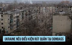 Tổng thống Ukraine nêu điều kiện để rút quân tại Donbass