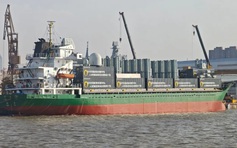 Xuất hiện tàu chở hàng Trung Quốc chất đầy bệ phóng tên lửa