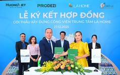 LA Home ký kết gói thầu xây dựng công viên trung tâm tại phía tây TP.HCM