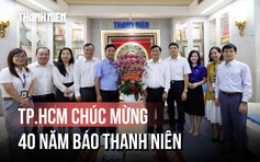 Lãnh đạo TP.HCM thăm Báo Thanh Niên nhân dịp kỷ niệm 40 năm