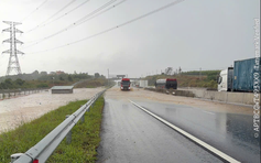 Cao tốc Phan Thiết - Dầu Giây bị ngập ở vị trí từng ngập 2 năm trước