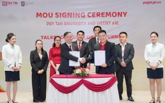 ĐH Duy Tân hợp tác với Vietjet, Học viện Hàng không cùng cơ hội thực tập, trao đổi SV