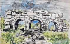 Tại sao đôi rồng đá ở Thành nhà Hồ bị cụt đầu?