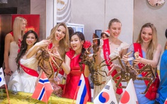 Mỹ nhân quốc tế 'hòa tan' trong ẩm thực Việt: Mê cà phê, hải sản