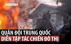 Binh sĩ Trung Quốc tập trận tác chiến đô thị