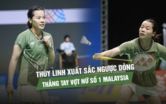 Thùy Linh xuất sắc nhưng cầu lông Việt Nam dừng bước trước Malaysia nội dung đồng đội nữ