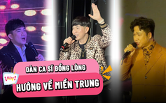 Quang Hà, Châu Gia Kiệt cùng dàn ca sĩ đồng lòng hướng về miền Trung