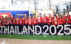 Thái Lan chào đón đoàn thể thao Việt Nam đến nơi an toàn:  Mục tiêu 110 HCV SEA Games 33