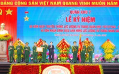 Quân khu 7 đón nhận danh hiệu Anh hùng lực lượng vũ trang nhân dân tại lễ kỷ niệm 80 năm