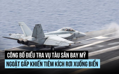 Mỹ kết luận ra sao về tổn thất 3 F/A-18 trên tàu sân bay?