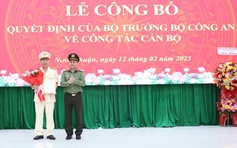 Phó giám đốc Công an Ninh Thuận nhận nhiệm vụ mới tại Ban Nội chính Tỉnh ủy